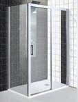 Aquatek DYNAMIC R33 OBDĹŽNIKOVÝ SPRCHOVÝ KÚT 120x90, pravý, sklo grapé