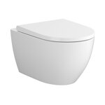 Cersanit ZEN WC MISA ZÁVESNÁ Stream On + SEDÁTKO DUROPLAST SLIM WRAP odnímateľné, biela S701-719