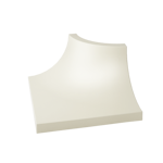 Paradyz GAMMA BIANCO KSZTALTKA C MAT. 3X4 dekor