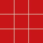 Rako Object COLOR TWO RAL 0304060 ČERVENÁ MAT 10x10 dlažba GAA0K459