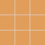 Rako Object COLOR TWO RAL 0607050 TMAVO-ORANŽOVÁ MAT 10x10 dlažba GAA0K150
