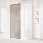 Ravak SPRCHOVÁ PEVNÁ STENA APSS-75 198 satin + pearl ku sprchovým dverám 94030UR211