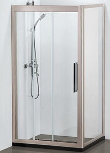 Aquatek DYNAMIC R34 OBDĹŽNIKOVÝ SPRCHOVÝ KÚT 120x90, ľavý, sklo frost