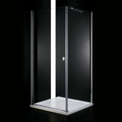 Aquatek GLASS A1 ŠTVORCOVÝ SPRCHOVÝ KÚT 80x80, sklo frost