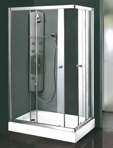 Aquatek MASTER R34 OBDĹŽNIKOVÝ SPRCHOVÝ KÚT 120x90, sklo číre