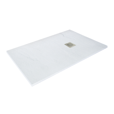 Aquatek TOP OBDĹŽNIKOVÁ SPRCHOVÁ VANIČKA 120x80 biela z liateho mramoru