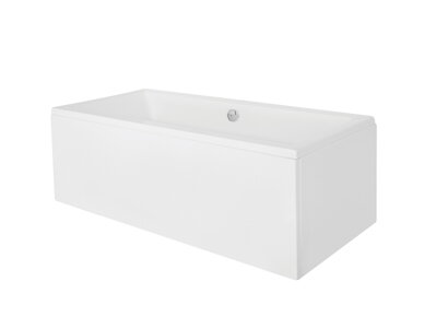 Besco QUADRO 170 VAŇOVÝ ČELNÝ A BOČNÝ PANEL 170x75, biela sanitárny akrylát OAQ-170-PK