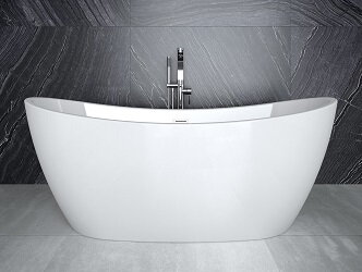 Besco AYLA 170 VAŇA VOĽNE STOJACA 170x80 biela sanitárny akrylát WAS-170-AZL