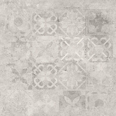 Cerrad SOFTCEMENT WHITE DECOR PATCHWORK LESK REKT. 59,7x59,7 dlažba