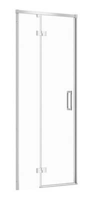 Cersanit LARGA SPRCHOVÉ DVERE 80x195 ĽAVÉ, chróm, sklo číre S932-119