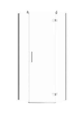 Cersanit JOTA PÄŤUHOLNÍKOVÝ SPRCHOVÝ KÚT 90x90x195, pravý, chróm, sklo číre S160-013