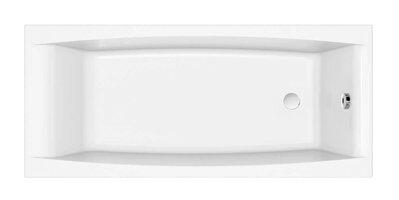 Cersanit VIRGO 180x80 VAŇA OBDĹŽNIKOVÁ akrylátová + nožičky, biela S301-103