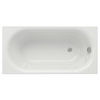 Cersanit OCTAVIA 140x70 VAŇA OBDĹŽNIKOVÁ akrylátová + nožičky, biela S301-250