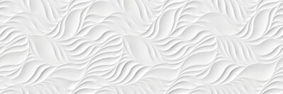 Cifre Ceramica GLACIAR LEAVES WHITE MAT REKT. 30x90 obklad