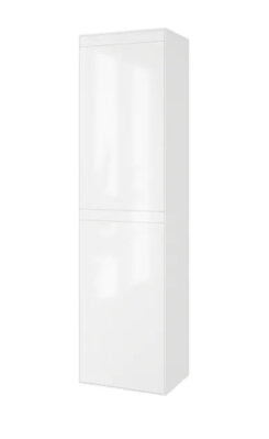 Excellent FINLI SKRINKA VYSOKÁ BOČNÁ 40 cm, biela lesklá MLEX.1201.400.WHWH