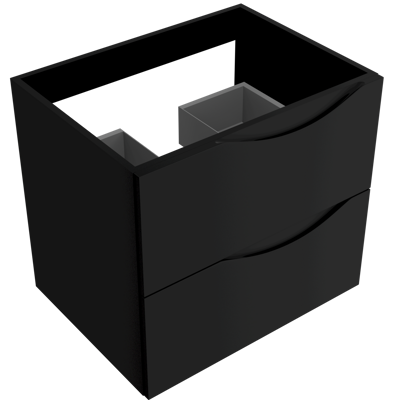 LaVita KOLORADO BLACK MAT 60 SKRINKA POD UMÝVADLO 60 cm, čierna matná
