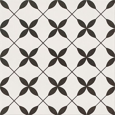 Opoczno PATCHWORK CLOVER BLACK PATTERN GRES 29,8X29,8 dlažba OP867-002-1