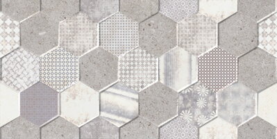 New Way CEMENTO PERTH HEXAGONE 30x60 obklad odt.144/2020/52