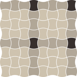 Paradyz MODERNIZM GRYS MOZAIKA PRASOWANA K.3,6X4,4 MIX A 30,86X30,86 mozaika
