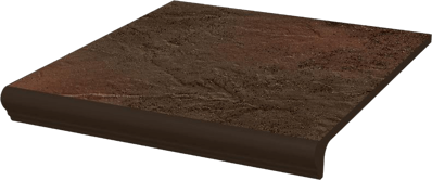 Paradyz SEMIR BROWN ROVNÁ S NOSOM 30X33 schodovka