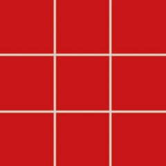 Rako Object COLOR TWO RAL 0304060 ČERVENÁ MAT 10x10 dlažba GAA0K459