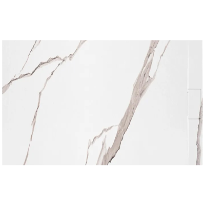 Rea BAZALT CARRARA WHITE OBDĹŽNIKOVÁ SPRCHOVÁ VANIČKA 80x100, imitácia mramoru REA-K7000