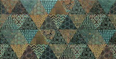 Domino MARGOT GREEN GEO 30,8x60,8 dekor