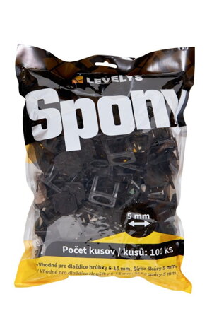 LEVELYS SPONY 5 mm 100ks/bal SP1105