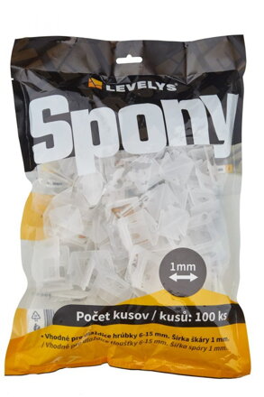 LEVELYS SPONY 1 mm 100ks/bal SP1101