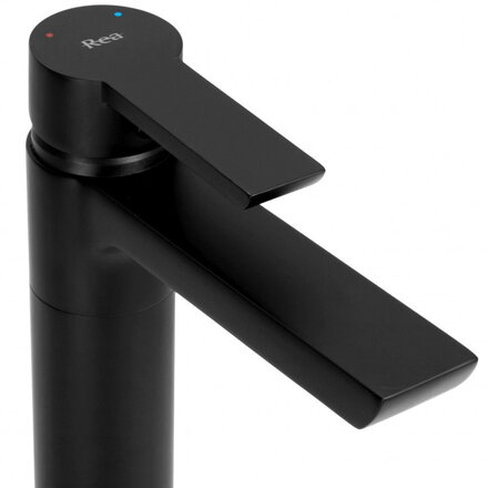 Rea ARGUS  BATÉRIA UMÝVADLOVÁ NÍZKA, čierna, 160 mm, REA-B6210