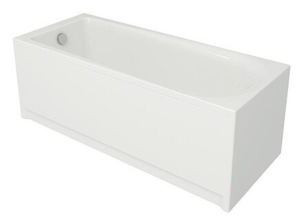 Cersanit FLAVIA 140x70 VAŇA OBDĹŽNIKOVÁ akrylátová + nožičky, biela S301-104