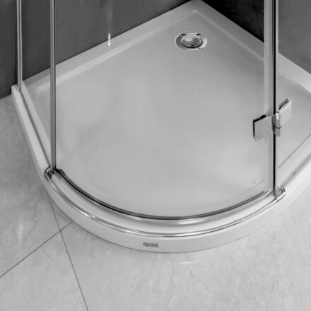 Aquatek BETTER S3 ŠTVRŤ-KRUHOVÝ SPRCHOVÝ KÚT 90x90, ľavý, sklo číre