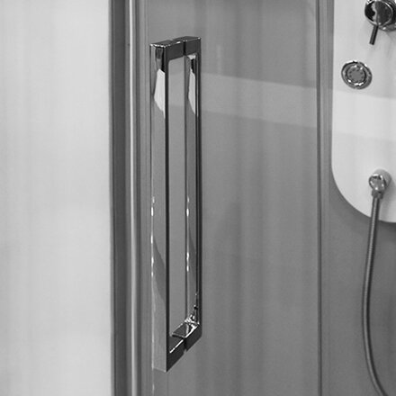 Aquatek DYNAMIC R23 OBDĹŽNIKOVÝ SPRCHOVÝ KÚT 120x80, ľavý, sklo číre