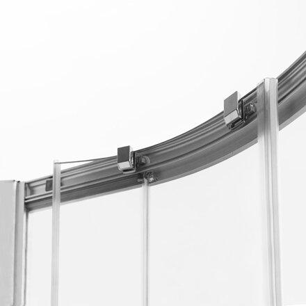 Aquatek DYNAMIC S4 ŠTVRŤ-KRUHOVÝ SPRCHOVÝ KÚT 90x90, sklo číre