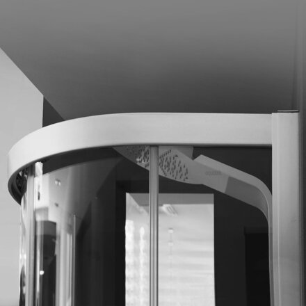 Aquatek DYNAMIC S4 ŠTVRŤ-KRUHOVÝ SPRCHOVÝ KÚT 90x90, sklo číre