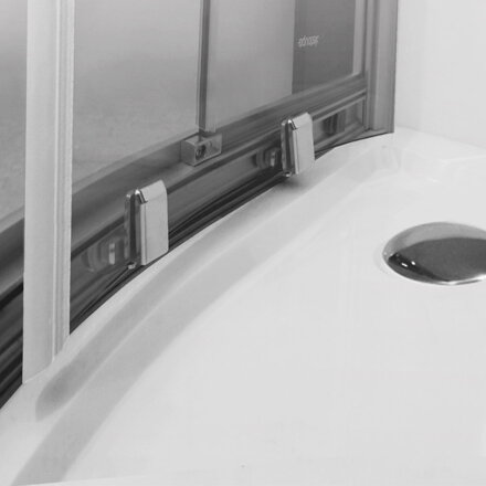 Aquatek DYNAMIC S4 ŠTVRŤ-KRUHOVÝ SPRCHOVÝ KÚT 90x90, sklo číre