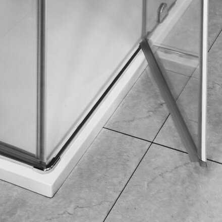 Aquatek EXTRA R13 OBDĹŽNIKOVÝ SPRCHOVÝ KÚT 100x80, sklo frost