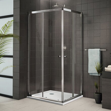 Aquatek FAMILY R14 OBDĹŽNIKOVÝ SPRCHOVÝ KÚT 100x80, sklo číre