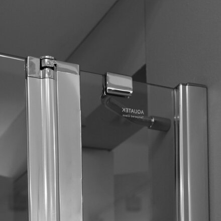 Aquatek GLASS S6 ŠTVRŤ-KRUHOVÝ SPRCHOVÝ KÚT 90x90, sklo frost