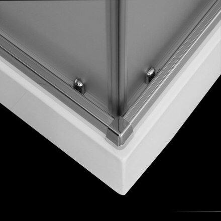 Aquatek MASTER R34 OBDĹŽNIKOVÝ SPRCHOVÝ KÚT 120x90, sklo číre