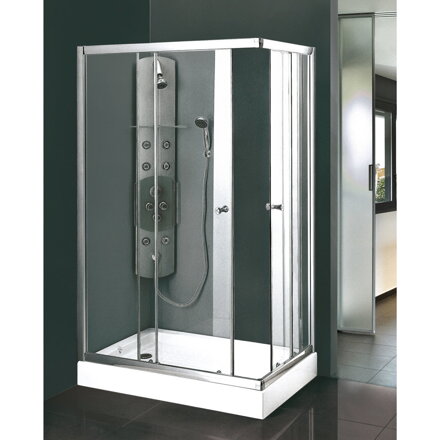 Aquatek MASTER R34 OBDĹŽNIKOVÝ SPRCHOVÝ KÚT 120x90, sklo číre