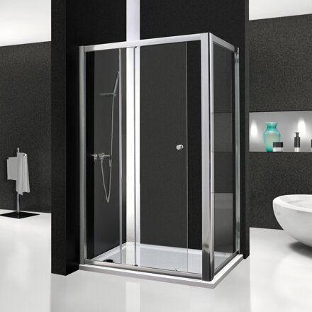 Aquatek MASTER R33 OBDĹŽNIKOVÝ SPRCHOVÝ KÚT 120x90, sklo číre