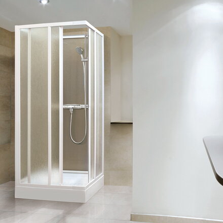 Aquatek ROYAL D4 ŠTVORCOVÝ SPRCHOVÝ KÚT 90x90, výplň krilex