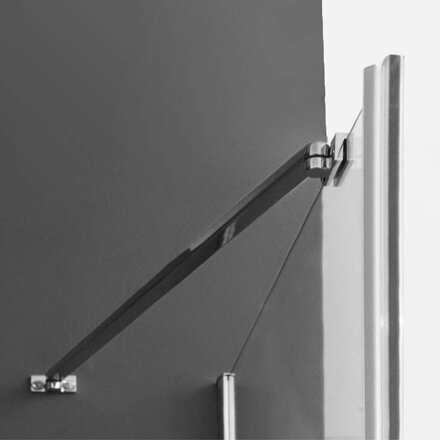 Aquatek SMART R33 OBDĹŽNIKOVÝ SPRCHOVÝ KÚT 120x90, ľavý, sklo číre