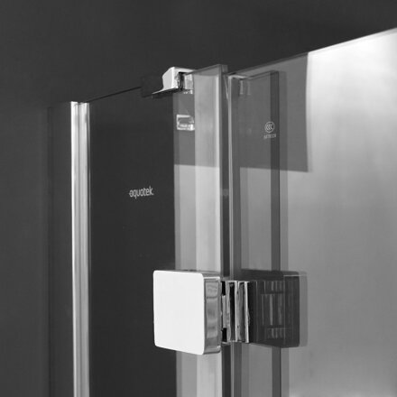 Aquatek SMART R33 OBDĹŽNIKOVÝ SPRCHOVÝ KÚT 120x90, ľavý, sklo číre