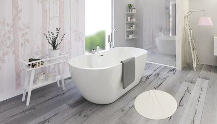 Aquatek MEMPHIS 170 VAŇA VOĽNE STOJACA biela akrylátová