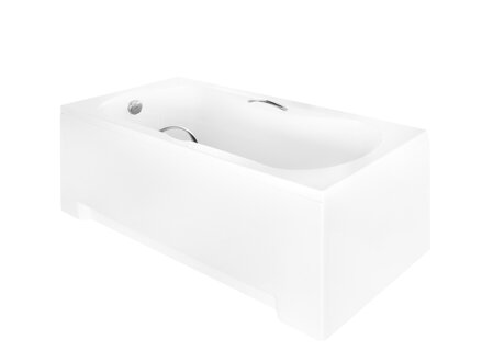 Besco ARIA PLUS 130 VAŇA OBDĹŽNIKOVÁ 130x70, biela sanitárny akrylát WAA-130-PU
