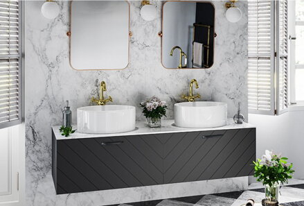 Besco FLOO DOSKA NA SKRINKU SLIM MARBLE 80, imitácia mramoru BFD-SM-80