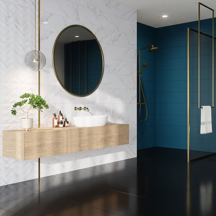 Ceramica Bianca DEEP OCEAN REKT. 25X75 obklad