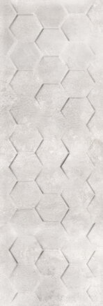 Ceramica Bianca NEXT GREY HEXAGON REKT. 25X75 obklad